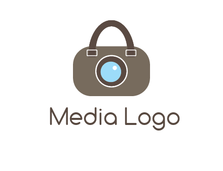 camera lens merged with beg logo