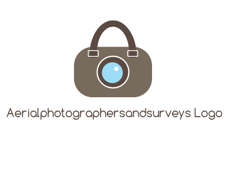 camera lens merged with beg logo
