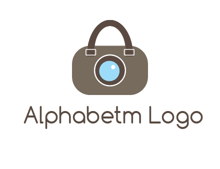 camera lens merged with beg logo