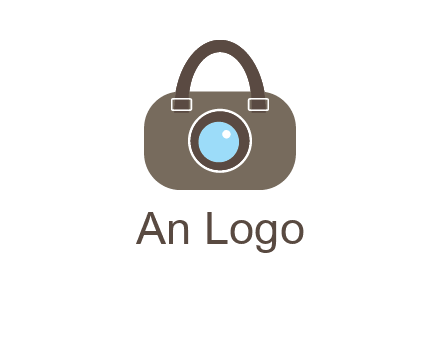camera lens merged with beg logo