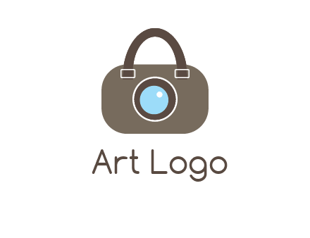 camera lens merged with beg logo