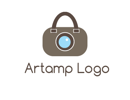 camera lens merged with beg logo