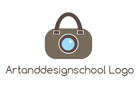 camera lens merged with beg logo