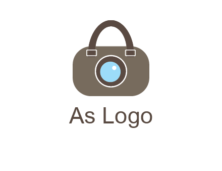 camera lens merged with beg logo