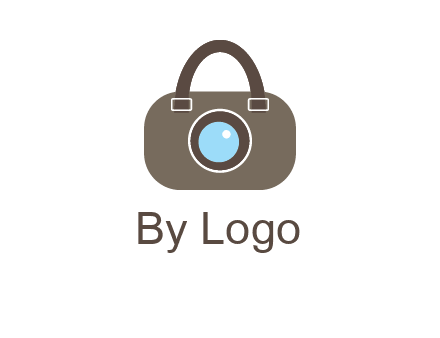 camera lens merged with beg logo