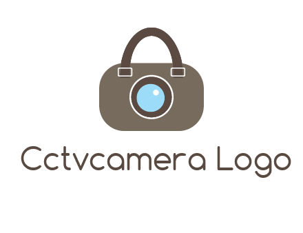 camera lens merged with beg logo