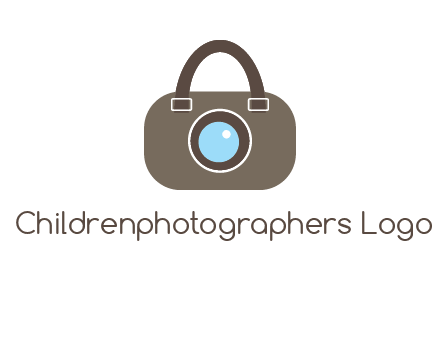 camera lens merged with beg logo