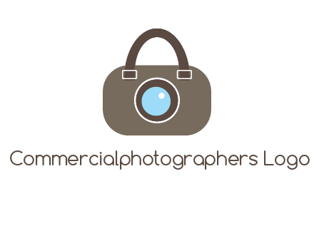camera lens merged with beg logo
