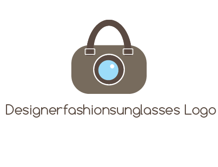 camera lens merged with beg logo