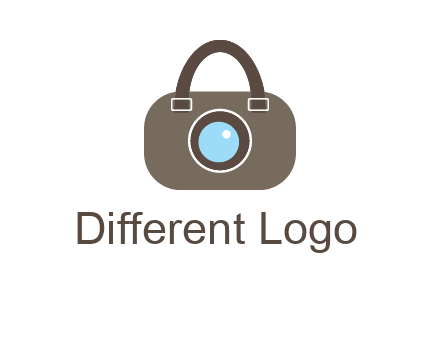 camera lens merged with beg logo