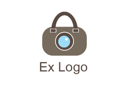 camera lens merged with beg logo