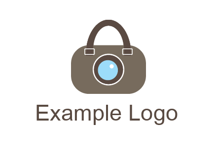 camera lens merged with beg logo