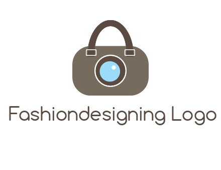 camera lens merged with beg logo