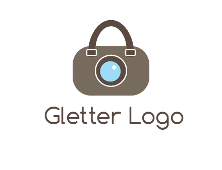 camera lens merged with beg logo