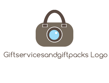 camera lens merged with beg logo