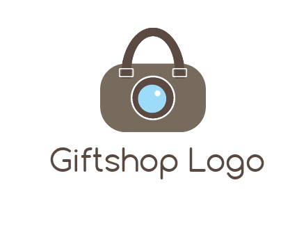 camera lens merged with beg logo