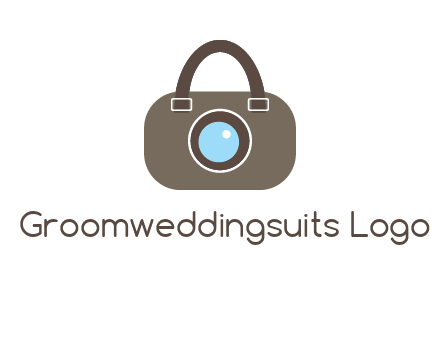 camera lens merged with beg logo