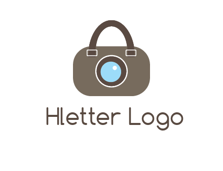 camera lens merged with beg logo