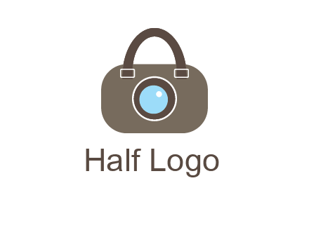 camera lens merged with beg logo