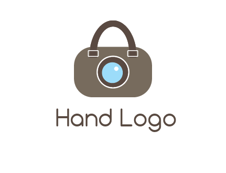 camera lens merged with beg logo