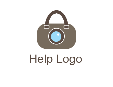 camera lens merged with beg logo