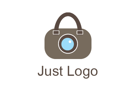 camera lens merged with beg logo