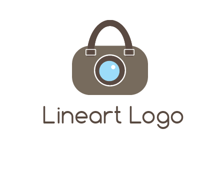 camera lens merged with beg logo