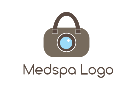 camera lens merged with beg logo