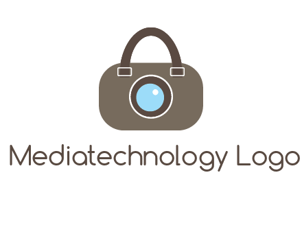 camera lens merged with beg logo