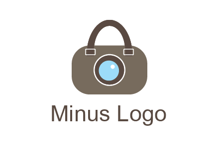 camera lens merged with beg logo