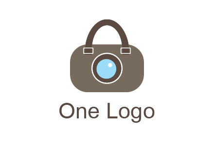 camera lens merged with beg logo