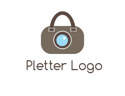 camera lens merged with beg logo