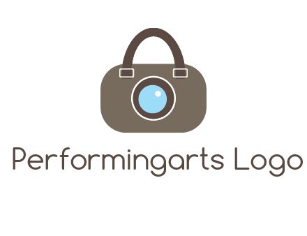 camera lens merged with beg logo