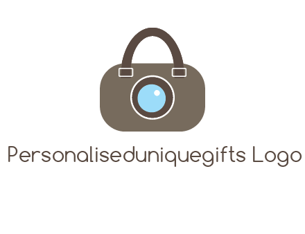 camera lens merged with beg logo