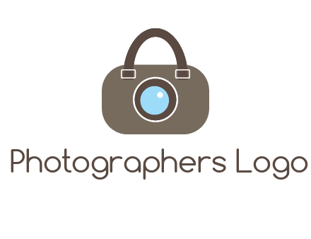 camera lens merged with beg logo