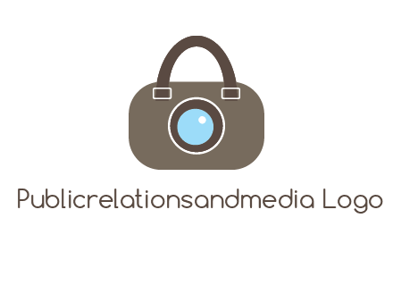 camera lens merged with beg logo