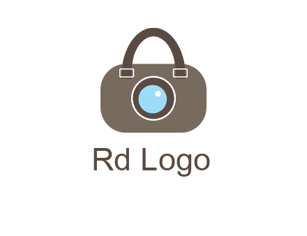 camera lens merged with beg logo