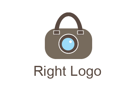 camera lens merged with beg logo
