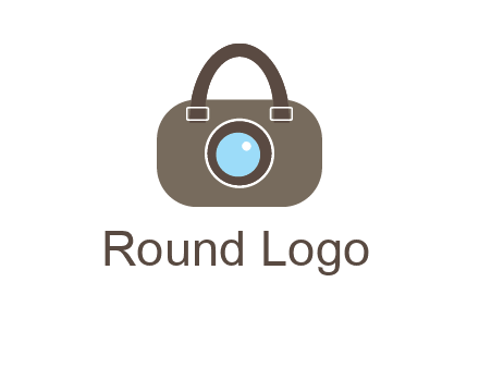 camera lens merged with beg logo