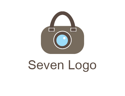 camera lens merged with beg logo