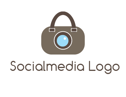 camera lens merged with beg logo