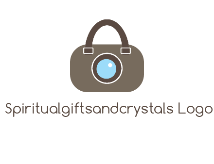 camera lens merged with beg logo