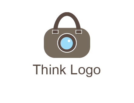 camera lens merged with beg logo