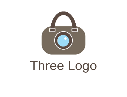 camera lens merged with beg logo