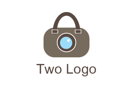 camera lens merged with beg logo