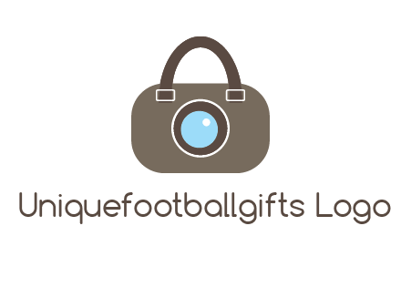 camera lens merged with beg logo