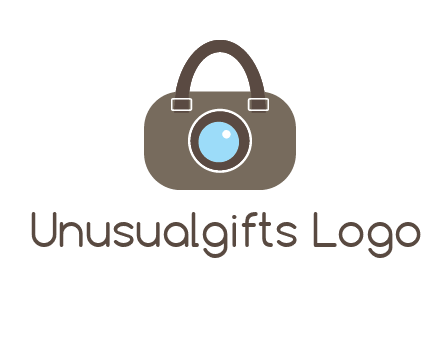 camera lens merged with beg logo