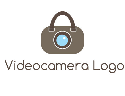 camera lens merged with beg logo