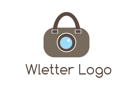 camera lens merged with beg logo