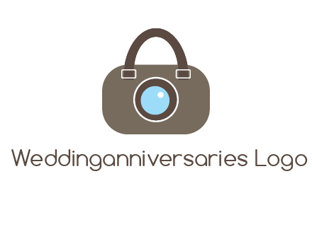 camera lens merged with beg logo